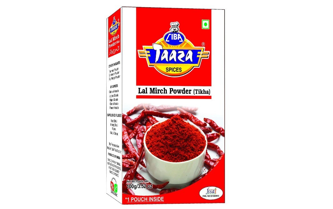 Ciba Taaza Lal Mirch Powder (Tikha)    Box  100 grams
